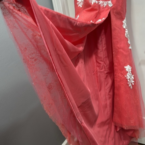 Prom Dress - Halter, Lace Up Back & Zipper - Picture 14 of 17